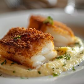 Potato Crusted Cod